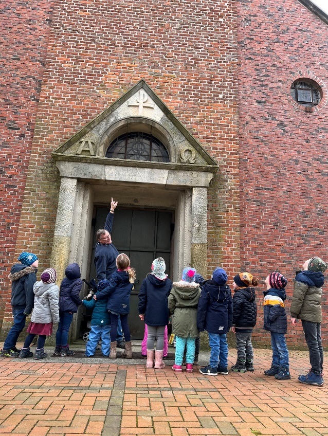 Kindergartenkinder entdecken die Kirche, Josef Schmunkamp