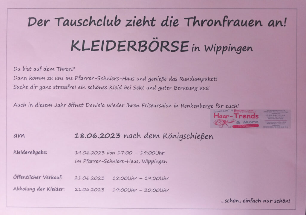 Tauschclub für Thronfrauen