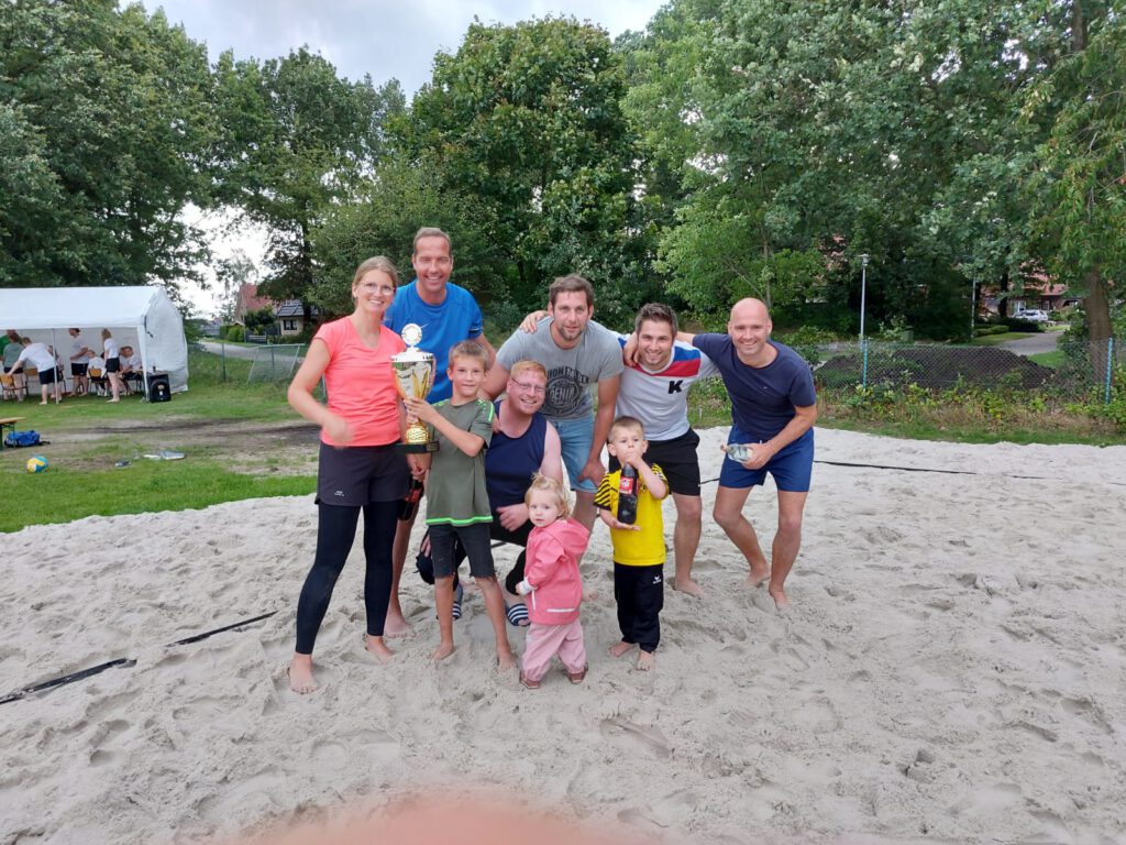 Siegermannschaft des Volleyballturniers