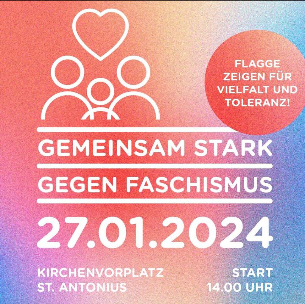 Flyer Demo gegen rechts Papenburg 