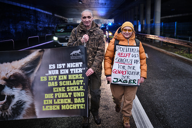Demo gegen Jagd in Dortmund