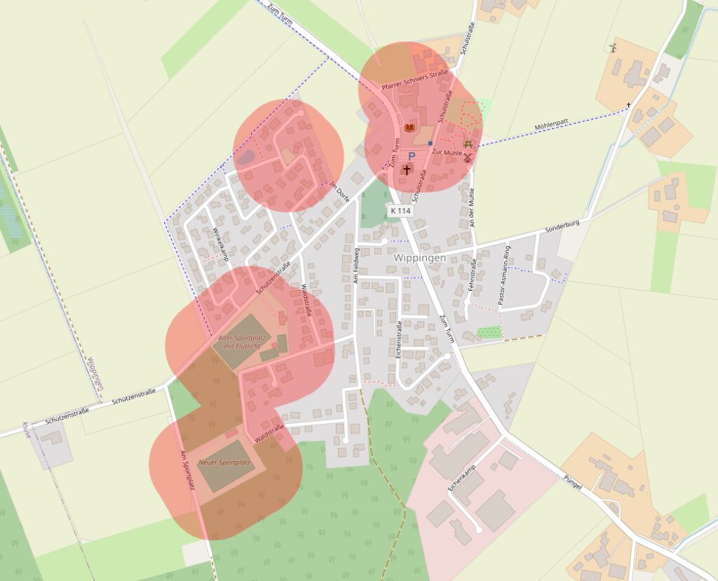 Bubatzkarte von Wippingen