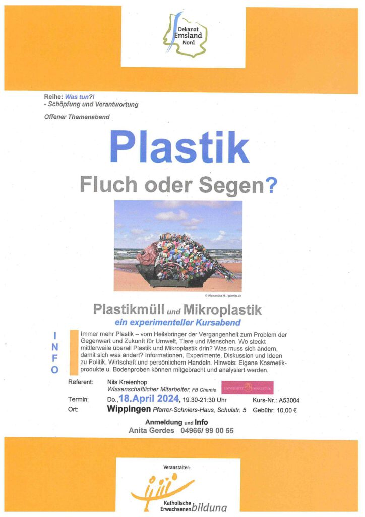 KEB-Plakat: Plastik - Fluch oder segen? 04/2024