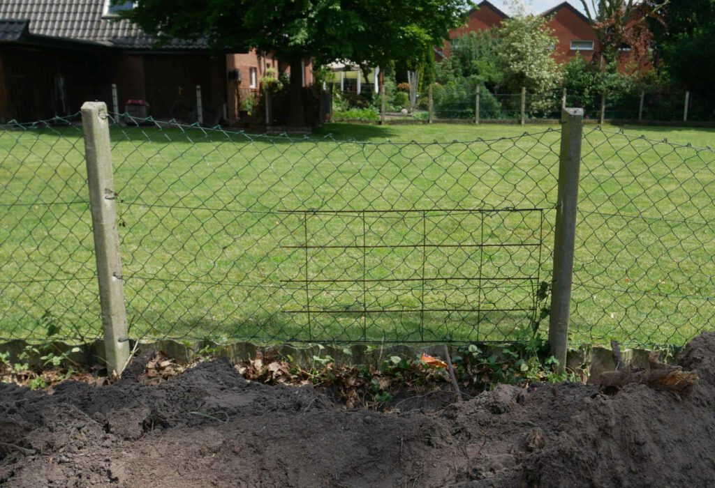 Zaun der Schafsweide in Neulehe 05/2024