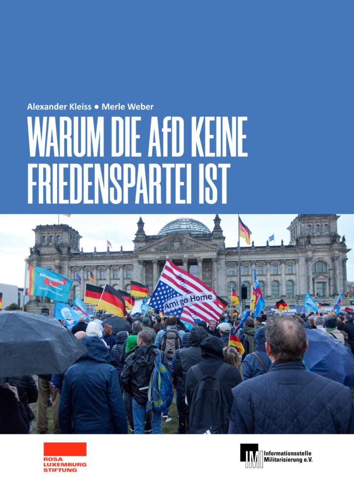 IMI-Studie 2024/02 "Warum die AFD keine Friedenspartei ist"