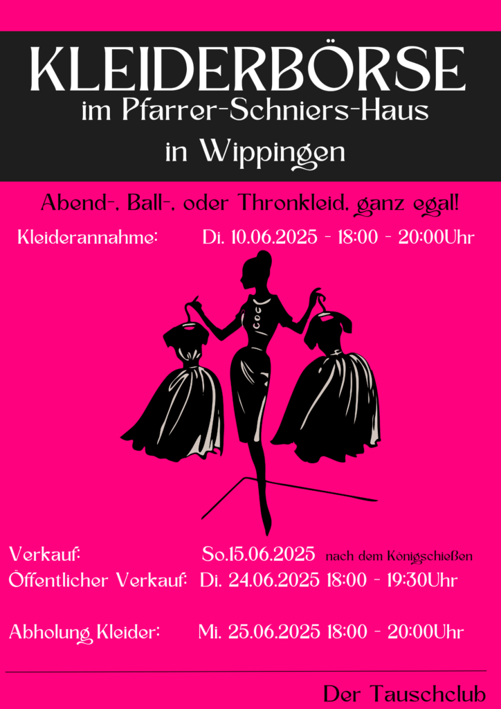 Kleiderbörse des Tauschclubs