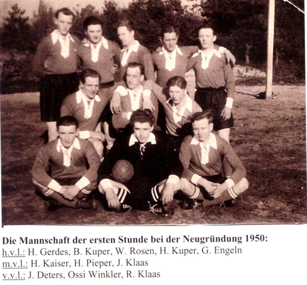 Mannschaft des SV Wippingen 1950