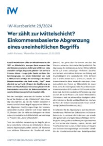 IW-Kurzbericht Mittelschicht