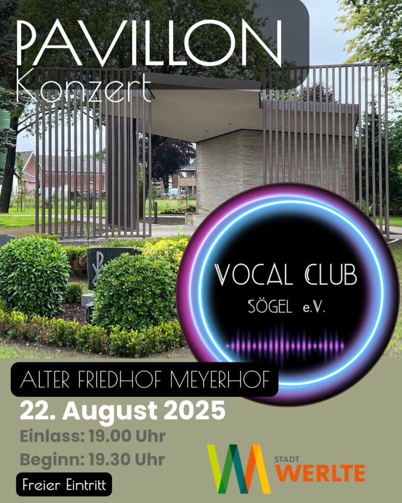 Flyer Pavillon Konzert in Werlte