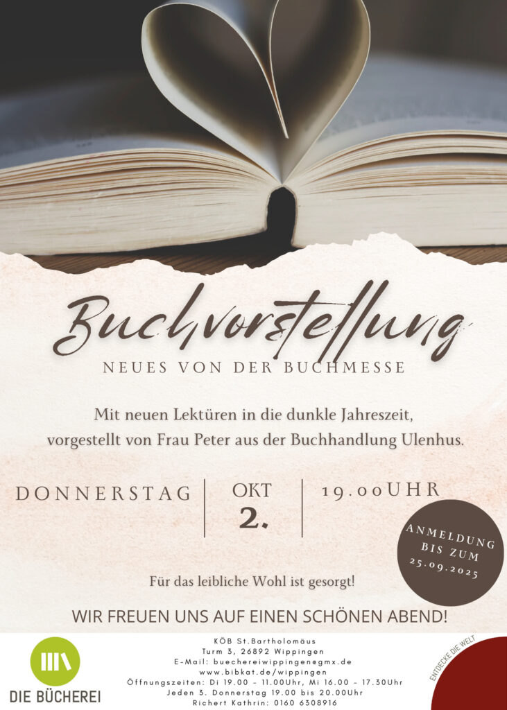 Flyer Buchvorstellung 2025