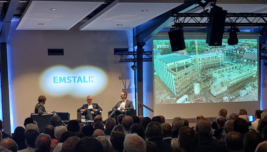 Bastian Bruns, Wilfried Freeks, Christopher Musters (v.l.) im Emstalk