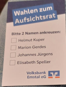 Stimmzettel