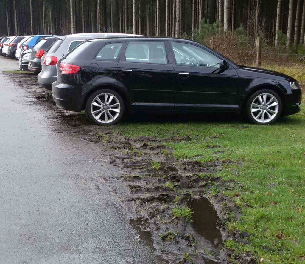 Parkplatz bahnhof Dörpen 10/2025