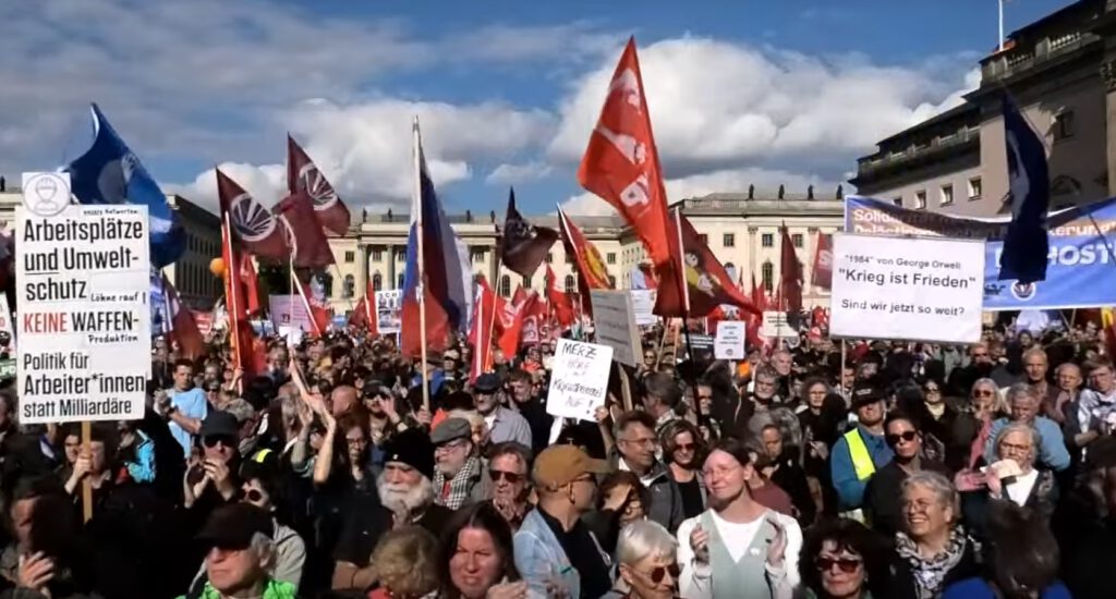 Ralf Stegner auf Friedensdemo 3.10.2025