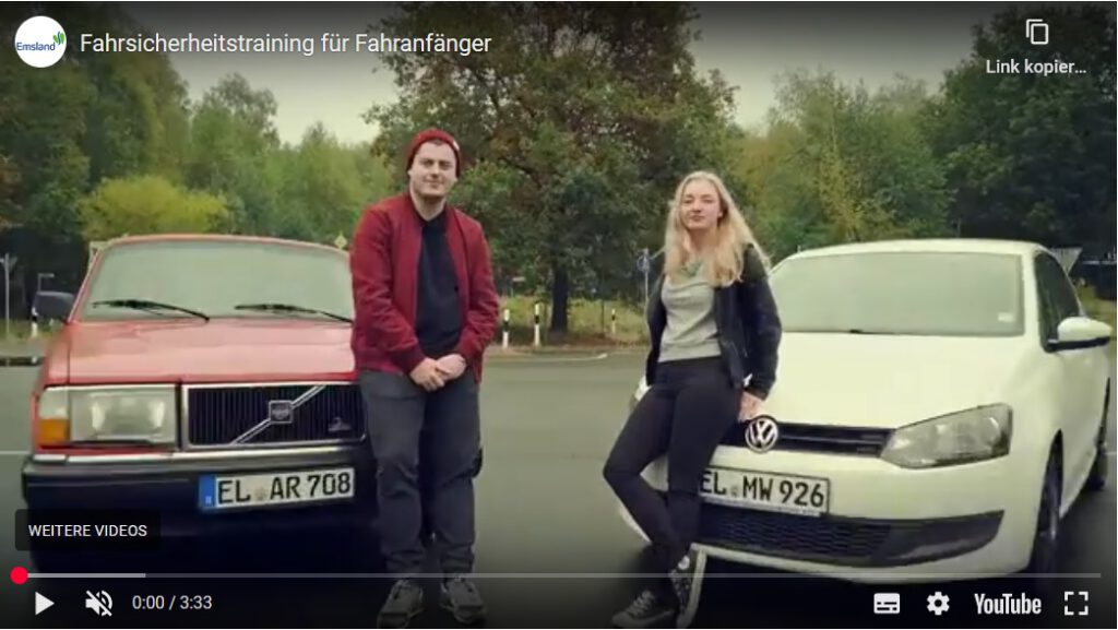 Video über das Fahrsicherheitstraining