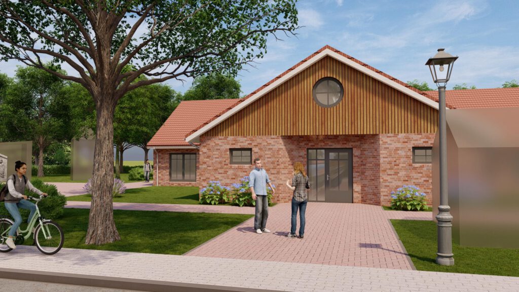 Vorschlag für neues gemeindezentrum Neudörpen