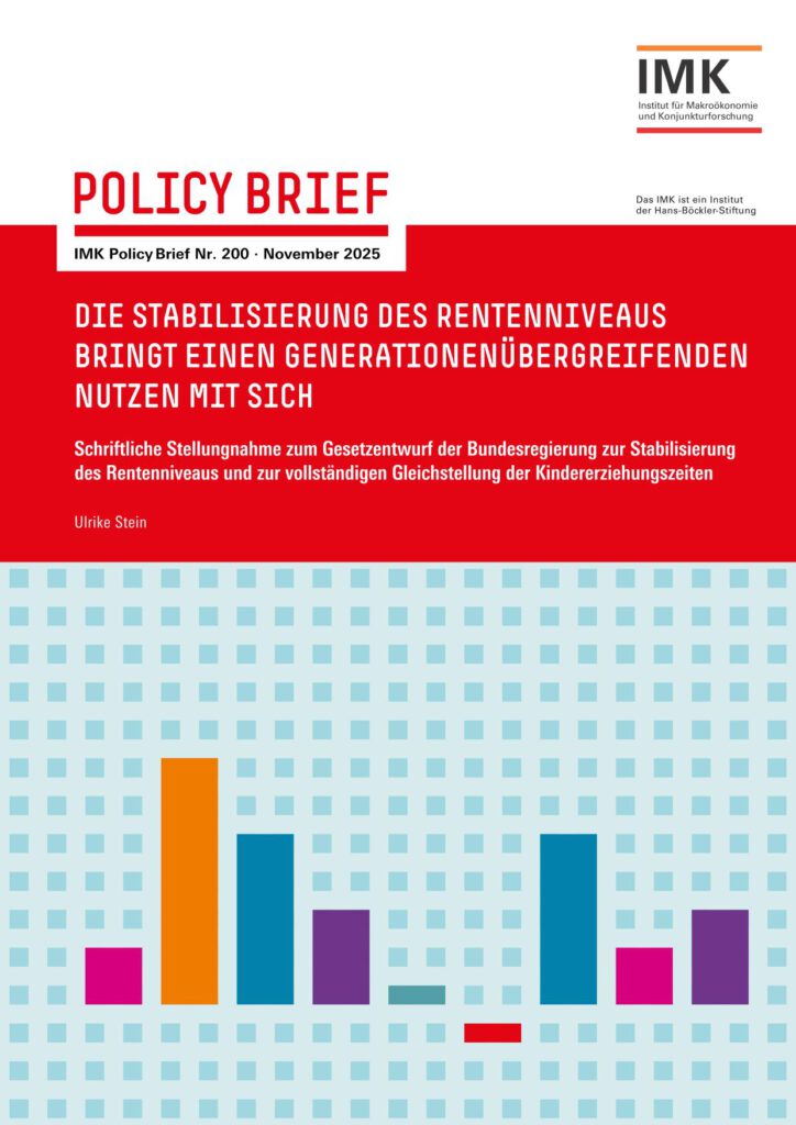 IMK Stabilisierung des Rentennieveaus