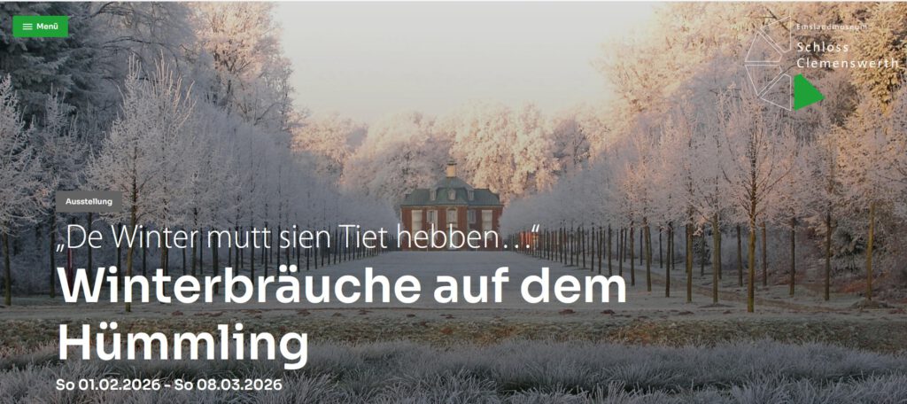 Screenshot Ausstellung Winterbräuche Clemenswerth 02-2026