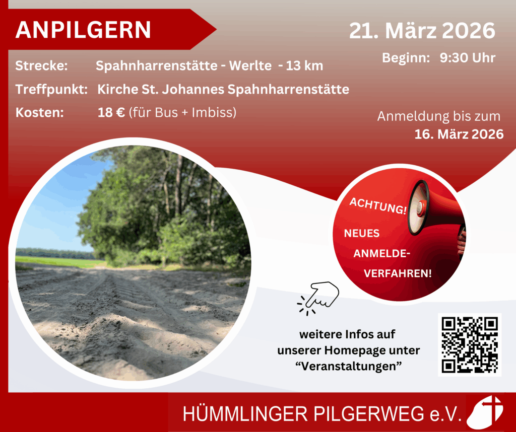 Anpilgern Hümmlinger Pilgerweg