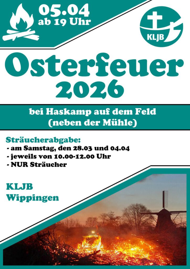 Flyer Osterfeuer 2026