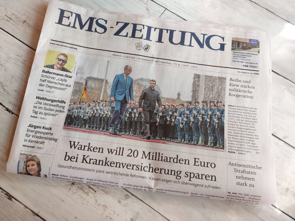 Ems-Zeitung vom 15.04.2026