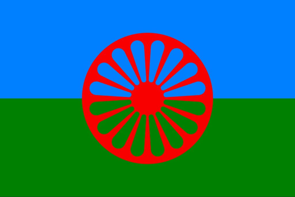 Flagge der Roma
