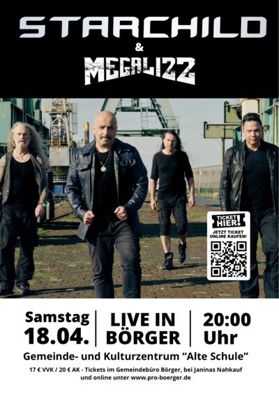STARCHILD & MEGALIZZ – Metal Night am 18. April 2026